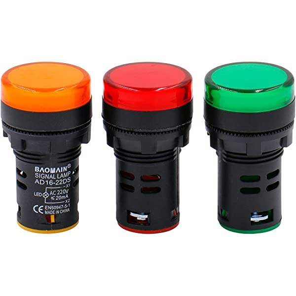 LED Indicator Light 28mm Red green colour