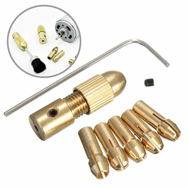 3.17 mm Dia 0.5-3.0 mm Drill Chuck Set